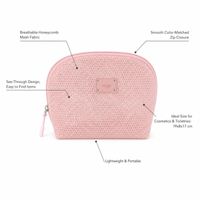 Sac à cosmétiques pour femme, léger, durable, tendance, portable, grande capacité, avec fermeture éclair et poignée, pour un usage quotidien, en extérieur et en voyage