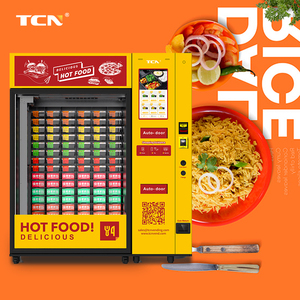 Tcn Hoàn toàn tự động Combo Máy bán hàng tự động Hot thực phẩm robot bán hàng tự động với lò vi sóng Bento nóng - Product Image 6