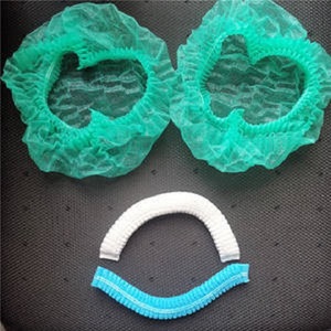 Gorro Desechable de Alta Calidad con Clip, 21 Pulgadas, Doble Banda Elástica, No Tejido, Tipo <span class=keywords><strong>Charlotte</strong></span> - Product Image 2