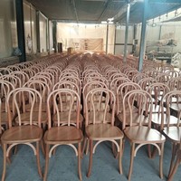 Chaise moderne en plastique style Thonet empilable pour salle à manger, usage intérieur/extérieur, hôtel, usage commercial