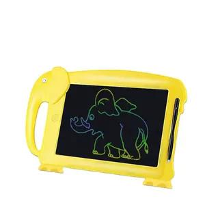 卡通液晶平板儿童玩具绘画工具带锁按钮10.5英寸液晶写字板益智玩具大象