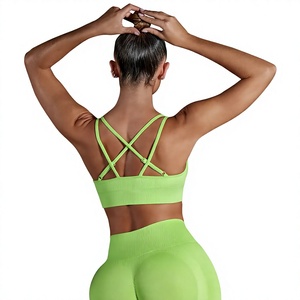 Conjunto de Ropa Deportiva de Yoga de Dos Piezas, Talla Grande, Cintura Media, Acanalado, Color Sólido, con Logotipo Frontal, Ecológico y Transpirable, Diseño Personalizado OEM 2026 - Product Image 4