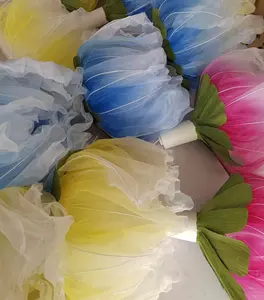 Flores de decoração para decoração de flores, abertura e fechamento, cenário de eventos de decoração de casamento, flores dinâmicas