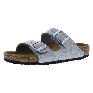 Chaussures unisexes pour pieds étroits, taille 13, couleur argenté scintillant, modèle MSS-1029468K - Product Image 1