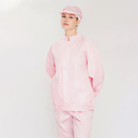 Vente en gros Vêtements de travail d'atelier personnalisés en usine Vêtements anti-poussière Ensemble uniforme de travailleur de l'industrie de la transformation des aliments