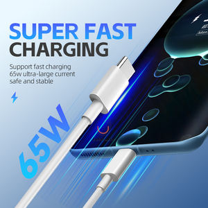 Contrôle intelligent de la température et bouclier de court-circuit en nylon tressé <span class=keywords><strong>incassable</strong></span> de câble de USB-C de charge rapide de 5A - Product Image 6