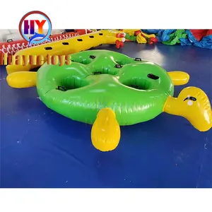 Juegos divertidos Prop Tortoise And Hare Racing Juegos inflables de construcción de equipos Race Between Hare and Tortoise - Product Image 1