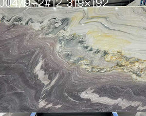 Encimera de pared con características interiores de diseño personalizado, piedra de cuero Natural, púrpura, verde, lila, <span class=keywords><strong>Aquarella</strong></span>, cuarcita pulida, resistente al agua - Product Image 3