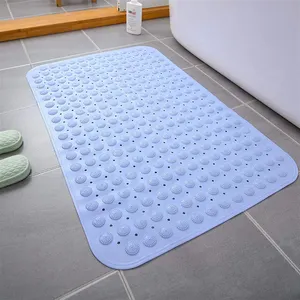 Waterproof Wholesale Foldable Hotel SPA Massage Floor Matte Anti-slip Water Absorbent Bath Kids Super PVC Shower Mats