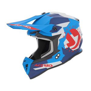 Casco da Moto Bitter Offroad Linear 22-06 Grafica Rossa - Product Image 1