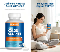 Capsules de nettoyage du côlon OEM ODM 14 jours, 28 unités |   Complément alimentaire pour la santé digestive, pour le bien-être intestinal quotidien