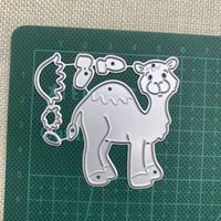 Matrice de découpe en métal Camel pour albums photo DIY, boîtes cadeaux, cartes en papier, cartes de vœux et scrapbooking