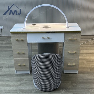 Nội thất tiệm nail đặt làm theo yêu cầu, bàn làm nail MDF, bàn trang điểm - Product Image 2