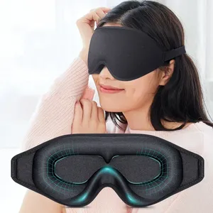 3D Rebound <b>Memory</b> Foam Sleeping & Eye Shade with Light Blocking Four Seasons Use Casual Style for Sleep Aid - Product Image 5