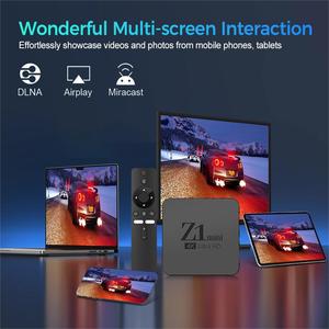 Décodeur réseau transfrontalier Z1mini Allwinner H313 Wi-Fi 5G double bande 4K HD Android <span class=keywords><strong>TV</strong></span> Box pour commande vocale à distance - Product Image 4