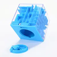 Puzzle en 3D con forma de laberinto para dinero, Cubo de velocidad, rompecabezas, laberinto mágico, bola, juegos educativos