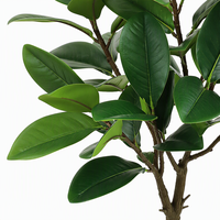 Élégant bonsaï artificiel en forme de feuille de magnolia pour la décoration intérieure et extérieure de salon, hall d'hôtel, café, mariage, magasin de détail