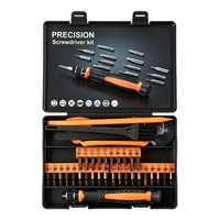 Kit de tournevis de précision 40 pièces avec embouts magnétiques en acier allié S2, têtes Torx Phillips et outils de levier pour la réparation électronique