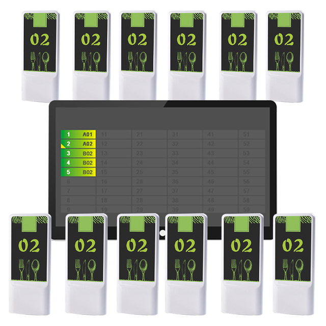 Restaurant Table Position Customer Number Location System Wireless Table tracker Pager system