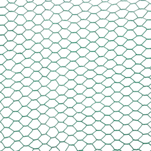 ตาข่ายลวดหกเหลี่ยมเคลือบพีวีซีสีเขียว รั้วไวนิลเคลือบสำหรับป้องกันสวนและจัดสวน - Product Image 6