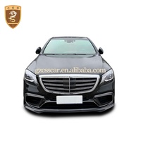 Kit carrosserie W222 pour Mercedes Benz Classe S W222, style BB, avec lèvre avant, aérations et diffuseur arrière