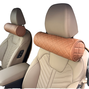 Avançado Encosto de Cabeça Do Carro Pescoço Almofada Confortável Couro Leve com Função Ventilação Preto Um assento Almofada & <span class=keywords><strong>Pillow</strong></span> - Product Image 1