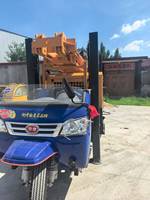Foreuse rotative CSDRILL CSNYSL200T, moteur diesel 65 kW, mobilité sur chenilles, pompe de forage de puits d'eau, profondeur maximale 200 m, 76-325 mm