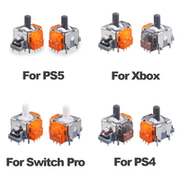 Manettes de Jeu à Résistance Magnétique TMR à Vendre pour Manette PS4 PS5 Xbox Switch Pro Joystick Analogique à Effet Hall en Métal Durable ABS