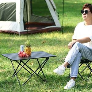 Mesa plegable para exteriores, rectangular, portátil, ligera, para uso en camping, picnic y barbacoa - Product Image 5