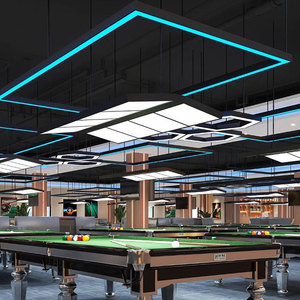 Lampes de table de <span class=keywords><strong>billard</strong></span> modernes éclairage linéaire connectable en aluminium pour salle d'activité salle de jeux <span class=keywords><strong>billard</strong></span> rectangle lumière LED - Product Image 2