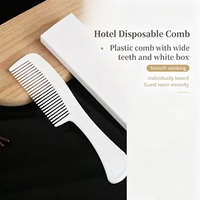 Kit d'articles de toilette minimalistes pour hôtel, boîte blanche, flacon ambre, pantoufles, brosse à dents, peigne, rasoir, articles de toilette pour invités, emballage personnalisable