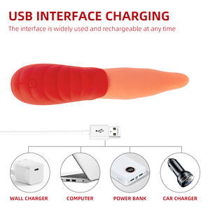 2 in 1 Vibrator Lick Suck untuk Wanita, Stimulator Lidah, Klitoris, Pemijat Titik G, Pengisap Vagina, Mainan Seks Orgasme Wanita - Product Image 5