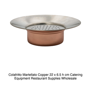 Passoire en cuivre martelé 22 × 6,5 cm - Product Image 2