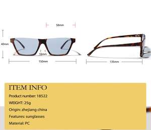 Nouveautés 2024 <span class=keywords><strong>Lunettes</strong></span> de soleil <span class=keywords><strong>tendance</strong></span> à monture demi-carrée transparente pour femmes et hommes <span class=keywords><strong>Lunettes</strong></span> de soleil <span class=keywords><strong>tendance</strong></span> en écaille de tortue <span class=keywords><strong>2022</strong></span> - Product Image 5