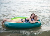 Jouets de plage gonflables en PVC très vendus, enfants et adultes, flotteur de piscine en forme d'avocat gonflable en PVC avec ballon