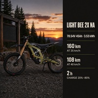 Moto électrique Surron 2026 Black Light Bee 2 78.54v tout-terrain