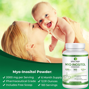 Natural Myo-<strong>Inositol</strong> <strong>Powder</strong> with Free Scoop 12.9oz Non-GMO Gluten-Free OEM Private Label Available Supply Vegan Kosher - Product Image 4