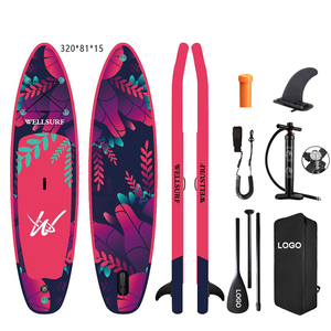 แพดเดิลบอร์ดเป่าลมราคาโรงงาน สำหรับตกปลา เล่นเซิร์ฟ พร้อมที่นั่ง ลายพรางสีน้ำเงินเข้ม - Product Image 5