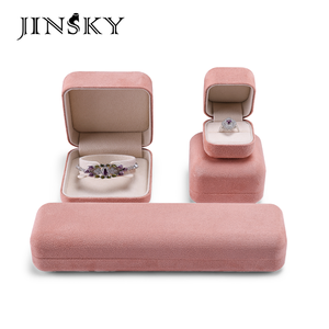 Velvet Jewelry Box Multi Size Colorful <b>Ring</b> <b>Necklace</b> Bracelet Bangle Bead Storage Box For Jewelry Display - Product Image 3