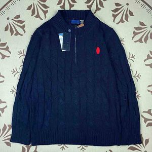 Maglione Polo MUTIAN Autunnale per Uomo e <span class=keywords><strong>Donna</strong></span>, Maglione a Trecce di Alta Qualità con Mezza Zip, Casual Stile Paul # RL-024 - Product Image 3