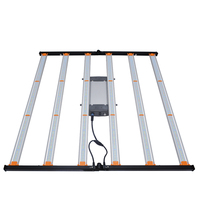 Longood Design haute efficacité 650w pliable à spectre complet Led barre lumineuse de croissance pour serre hydroponique 4x4