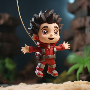 Figura de Juguete de Plástico de Personaje de Anime Japonés para Niños de 7 a 12 Años, Modelo Terminado con Colgador de Cuerda - Product Image 5