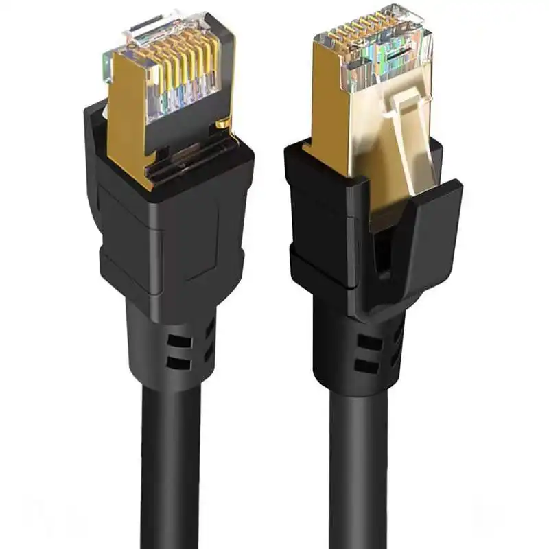 Высокоскоростной кабель Ethernet Cat8, сеть RJ45, 25/40 Гбит/с, 2000 МГц, подходит для маршрутизатора, компьютера PS4, мультимедийное оборудование