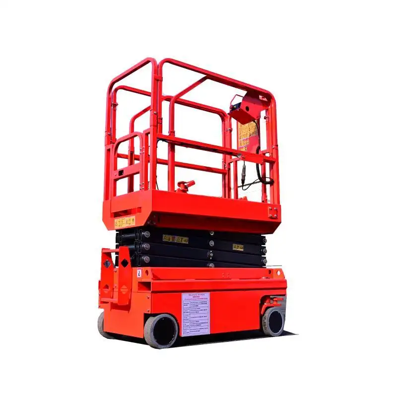 Factory Direct Sale Hydraulic Electric Self Propelled Crawler/Track Scissor lift Platform For Orchard And Forest Working
