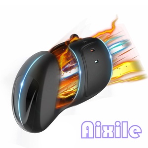 Massaggiatore Prostatico Stimolatore del Glande Vibratore <span class=keywords><strong>per</strong></span> Pene con 10 Vibrazioni Giocattoli Sessuali <span class=keywords><strong>per</strong></span> Adulti <span class=keywords><strong>per</strong></span> Eiaculazione Ritardata Masturbatore Indossabile - Product Image 1