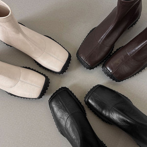 <span class=keywords><strong>Stivali</strong></span> alla Caviglia in Pelle Elasticizzata, Produzione OEM/ODM, <span class=keywords><strong>Stivali</strong></span> Corti <span class=keywords><strong>Invernali</strong></span> da <span class=keywords><strong>Donna</strong></span>, <span class=keywords><strong>Stivali</strong></span> Minimalisti Antiscivolo per Pendolari - Product Image 3