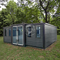 Maison préfabriquée en acier extensible de 20 pieds ou 40 pieds, personnalisable, avec 3 chambres, option de bureau, pour grand-mère, tablette