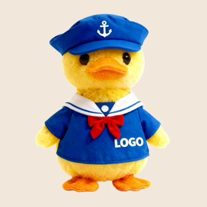 <span class=keywords><strong>Petit</strong></span> canard jaune <span class=keywords><strong>marin</strong></span>, logo lumineux, personnalisation, personnalisable pour princesse, couverture en peluche, coton, animaux en peluche - Product Image 1