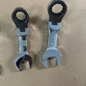 Llave de trinquete mini de cabeza flexible de 6-19 mm, 72 dientes, 5. Espejo Giratorio Pulido para Reparación de Automóviles en Espacios Reducidos - Product Image 3