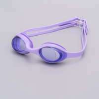 Lunettes de natation G1400 en silicone à verres PC, nouveau modèle, très vendues, grande monture, haute définition, anti-buée, étanches, protection UV pour enfants